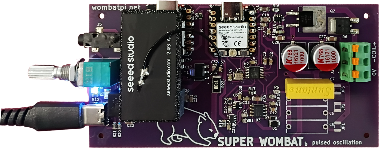 Super Wombat pulsed oscillation board